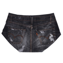 Sexy Underwear Panties Brief Bikini Knickers Lingerie 3D Print Jean Shorts For Ladies TIML66