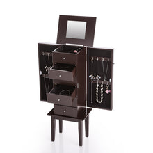 Jewelry Organizer Bracelet Earring Holder Display Home Jewelry Packaging Storage Cabinet Flip-top Mirrored Bijoux Boxes TIML66 TIML66