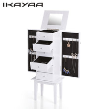 Jewelry Organizer Bracelet Earring Holder Display Home Jewelry Packaging Storage Cabinet Flip-top Mirrored Bijoux Boxes TIML66 TIML66