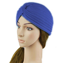 indian cap pleated headwrap turban stretchy band hats for women cloche chemo hijab beanies TIML66