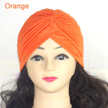 indian cap pleated headwrap turban stretchy band hats for women cloche chemo hijab beanies TIML66