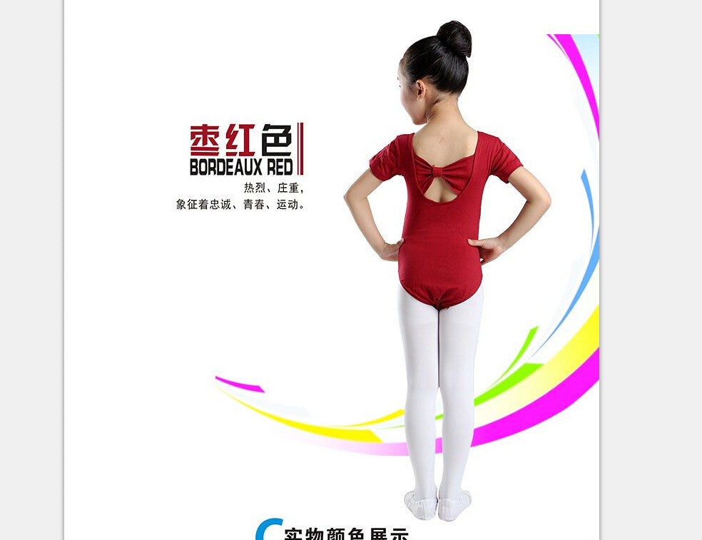 Kid Girls Ballet Dance Gymnastics Leotards Children Sleeveless Dancewear Clothes TIML66
