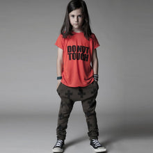 Kids Baby Unisex Cotton Cross Pattern Bottoms Harem Pants Boys Girls Punk Rock Trousers 2-6Years TIML66