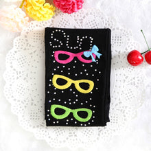 Kids Girls Eyeglasses Pattern Tights Stretch Pantyhose Baby Stockings 2-7Y TIML66