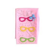 Kids Girls Eyeglasses Pattern Tights Stretch Pantyhose Baby Stockings 2-7Y TIML66