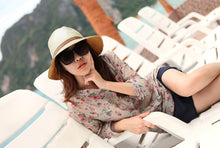 korean fedora hat leather beltcolor block panama hat beach sun straw hat unisex 3 stylecolorchapeu feminino TIML66