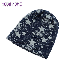 Korean Men Women Beanie Wrap Star Print Hip-hop Headwear Hat Cap  TIML66 TIML66