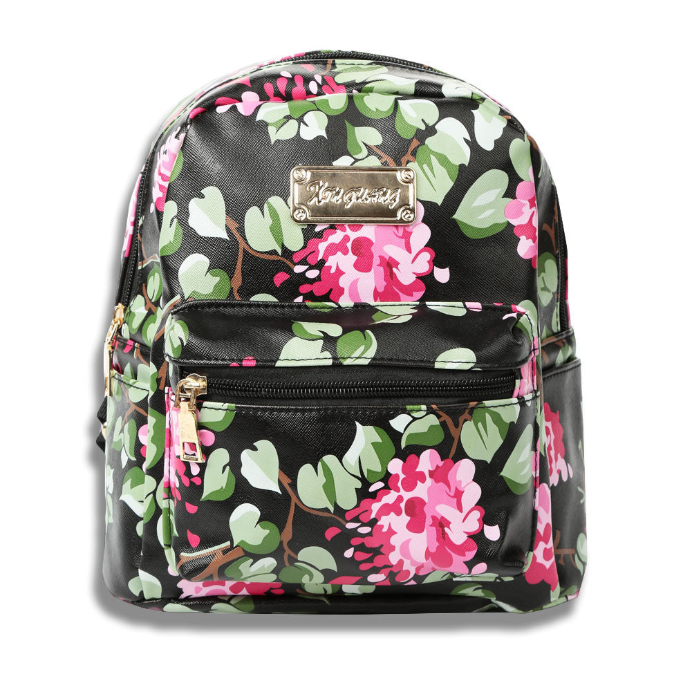 Korean Women Floral Backpack Floral Printing Backpack For Teenage Girls School Bags For Teenagers Nylon Mochilas TIML66 TIML66