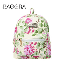 Korean Women Floral Backpack Floral Printing Backpack For Teenage Girls School Bags For Teenagers Nylon Mochilas TIML66 TIML66