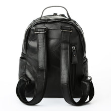 Korean Women PU Leather Backpack Rivet Preppy School Bags For Teenage Girls Vintage Rugzak Ladies Bag Mochila Feminina TIML66 TIML66