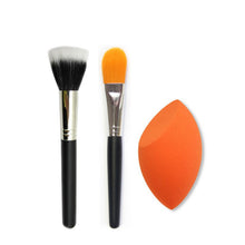 makeup brush set synthetic makeup brushes foundation powder blush eyeliner brushes pincel puff maquiagem TIML66