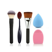 makeup brush set synthetic makeup brushes foundation powder blush eyeliner brushes pincel puff maquiagem TIML66