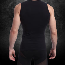 Men Muscle Fitted Body Shaper Boy Tight Stretch Vest Shirt Shapewear Casual Slimming UnderwearJFY66