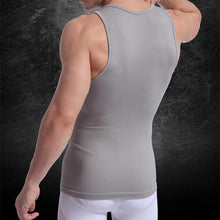Men Muscle Fitted Body Shaper Boy Tight Stretch Vest Shirt Shapewear Casual Slimming UnderwearJFY66