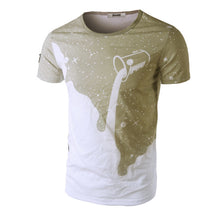 Men's 3D Designer Tees Shirt Short Sleeve T-shirts Milk Printed Cotton Plus Size Men Tshirt Homme TIML66