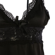 Moobody Sexy Black Satin Sleepwear Women Lace Nightwear Backless Lingerie Night Short Sets Ladies Nightgown Plus Size Nighty TIML66 TIML66