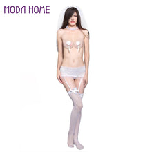 sexy nightwear stockings with garter belt women g-string bodysuit nightie wedding bridal sleepwear lady nightdress suit TIML66