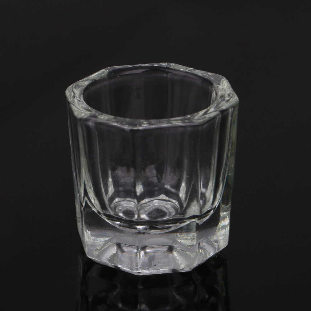 Nail Art Acrylic Liquid Powder Dappen Dish Glass Crystal Cup Glassware Tool Nail Art Equipment TIML66 TIML66