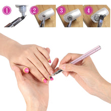 nail art brush dotting nib bqan nail art drawing pen nail decoration pointing painting pen with metallic head 5 dotting tips TIML66