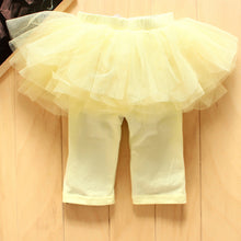 0-3Years Baby Princess Girl Kids Tutu Skirt Culottes Leggings Gauze Pants Party Bow SkirtsJFY66