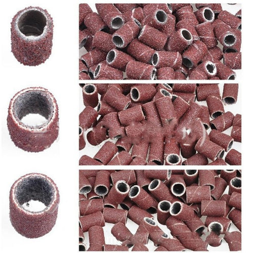 150pcs nail drill 012010 50 sanding band machine replacement bits pedicure TIML66