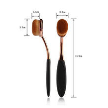 2pcss Powder Makeup Foundation Brush Blend Tools Oval Makeup Cosmetic Cream Puff Powder Blush Make Up Brushes TIML66