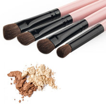4pcs eye brushes set eyeshadow foundation mascara blending pencil brush makeup tool cosmetic black popular TIML66