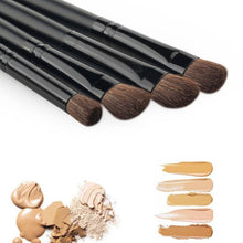 4pcs eye brushes set eyeshadow foundation mascara blending pencil brush makeup tool cosmetic black popular TIML66
