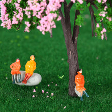 50Pcs colorful People Model Painted Model Toy Figures Train Passenger Model Seated People Building Layout 1:7 Scale for Kid TIML66