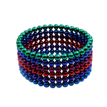 5mm magnetic beads 21 piecescolormix magnetic balls puzzle spheres educational toy for diy project TIML66