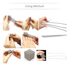 5mm magnetic beads 21 piecescolormix magnetic balls puzzle spheres educational toy for diy project TIML66