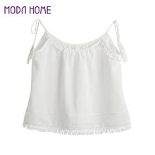 crop top women bralette vintage halter spaghetti strap women tops tassel camisole casual backless top camis TIML66
