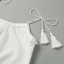 crop top women bralette vintage halter spaghetti strap women tops tassel camisole casual backless top camis TIML66