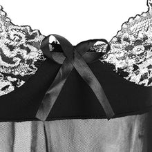 Embroidery Women Sexy Sleepwear Lace Lingerie Deep V-Neck Perspective Underwear G-String Set Temptation Nuisette TIML66 TIML66