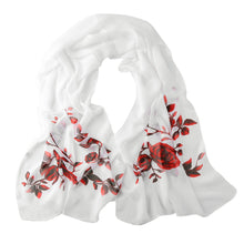 long scarf women shawl soft floral print chiffon pashmina silk thin scarf TIML66