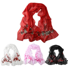 long scarf women shawl soft floral print chiffon pashmina silk thin scarf TIML66