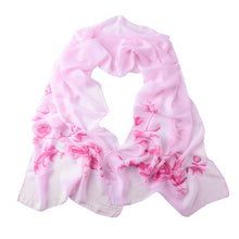 long scarf women shawl soft floral print chiffon pashmina silk thin scarf TIML66