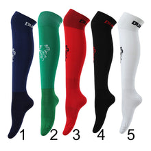 New Baby Kids Boys Girls Football Long Tube Socks Soccer Lacrosse Knee High Socks 5 Colors TIML66