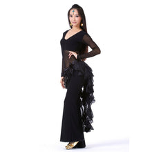 New Belly Dance Costume Tassel Wrap Belt Chain Skirts Chiffon Hip Scarf Tribal Waves TIML66
