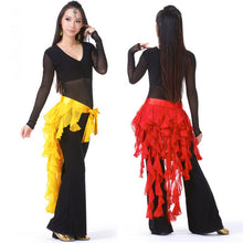 New Belly Dance Costume Tassel Wrap Belt Chain Skirts Chiffon Hip Scarf Tribal Waves TIML66