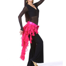 New Belly Dance Costume Tassel Wrap Belt Chain Skirts Chiffon Hip Scarf Tribal Waves TIML66