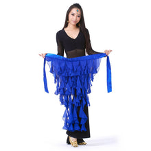 New Belly Dance Costume Tassel Wrap Belt Chain Skirts Chiffon Hip Scarf Tribal Waves TIML66