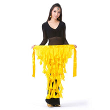 New Belly Dance Costume Tassel Wrap Belt Chain Skirts Chiffon Hip Scarf Tribal Waves TIML66