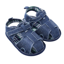 New Blue Jean Baby Girl Boy Sandals Shoes Toddler First Walkers Shoes  TIML66