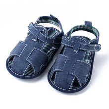 New Blue Jean Baby Girl Boy Sandals Shoes Toddler First Walkers Shoes  TIML66