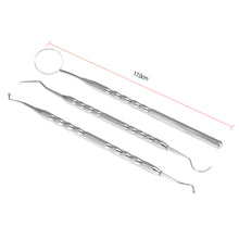 dentistry instrument 3pcs oral hygiene dental tool dental examination tooth mirror scaler set for oral care teeth whitening TIML66