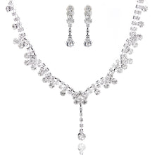 design alloy rhinestones elegant brides jewelry set including earrings necklace tiara wedding jewelry TIML66