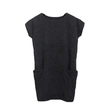 European Side Pockets Casual Dress High Street O Neck Short Sleeve Loose Dress Vestidos TIML66 TIML66