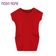 European Side Pockets Casual Dress High Street O Neck Short Sleeve Loose Dress Vestidos TIML66 TIML66