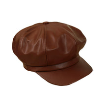 hats for women beret hat pu leathercasualcolorcap ladies beret cap beanie hat black red camel TIML66